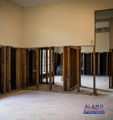 Interior Walls Stripped & Cleaned
